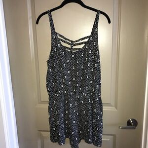 Xhilaration Black Romper